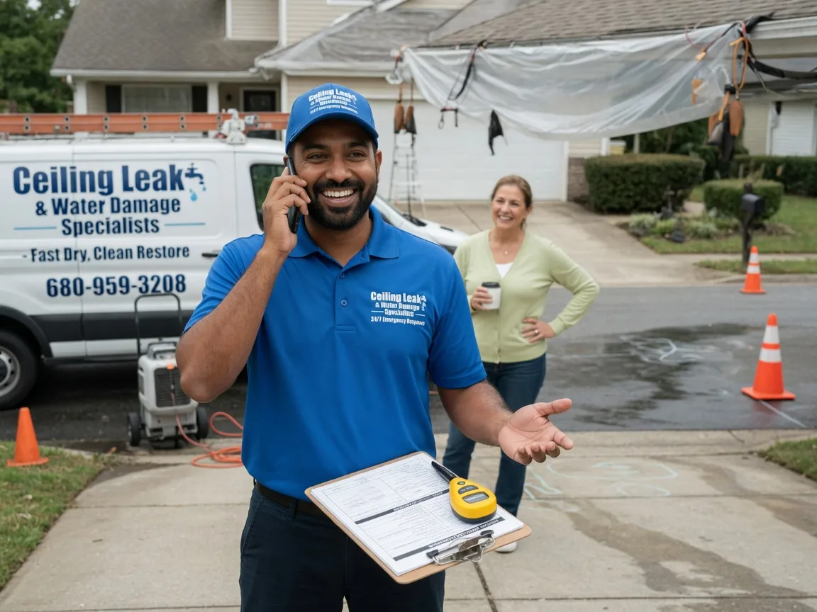 Ceiling Leak Cleanup Beattie, KS FAQs
